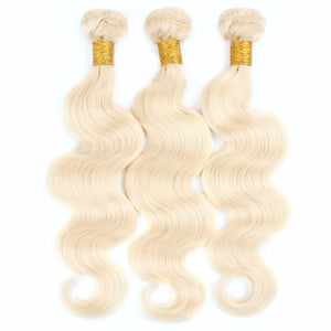 Mstar Brazilian Body Wave Blonde Bundles 613 Hair Color Remy Hair Weave Bundles 100% Human Hair Extensions 10-30" Free Shipping