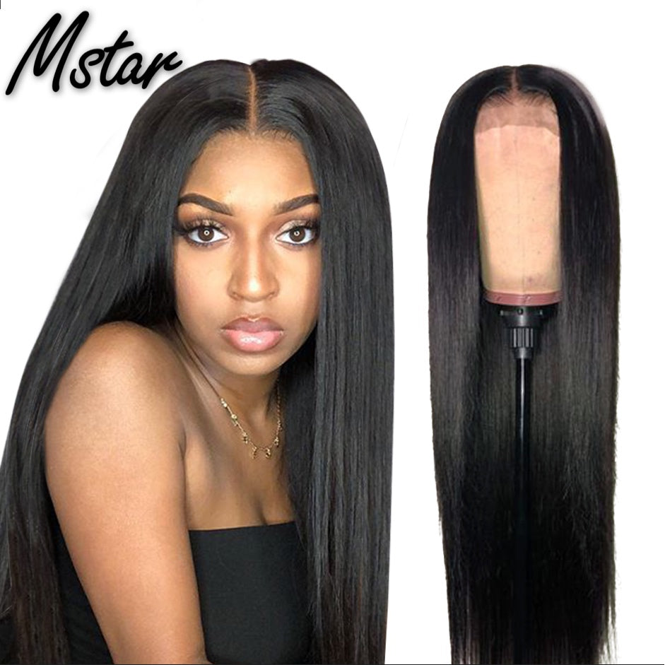 13x4 Lace Front Human Hair Wigs For Black Women Full Long Straight Lace Front Wig Mstar Remy Brazilian Straight Human Hair Wigs