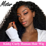 Short Kinky Curly Bob Wig Lace Front Human Hair Wigs For Black Women 13x4 Brazilia Curly Human Hair Wig Lace Front Wig Mstar Remy