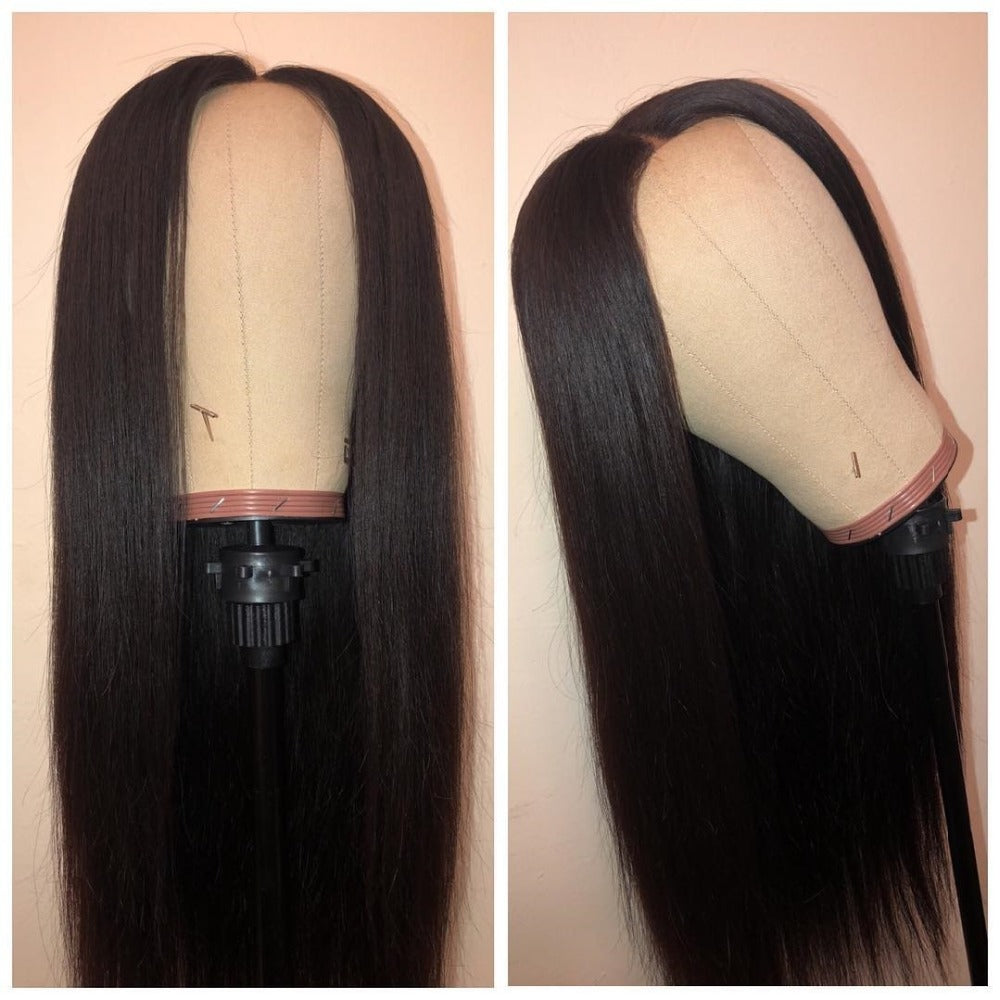 4x4 Straight Lace Closure Wigs