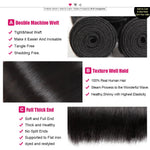 Brazilian Straight Hair Weave 3 Bundles