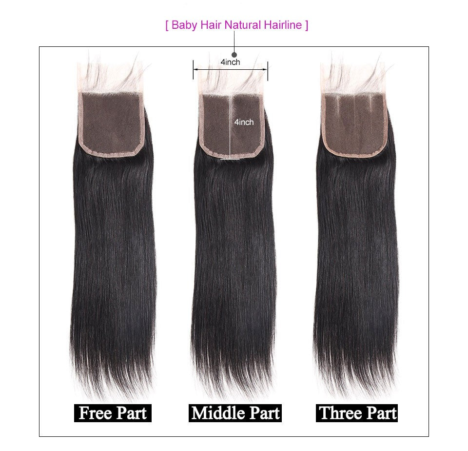 4 Bundles With Closure