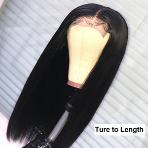 4x4 Straight Lace Closure Wigs