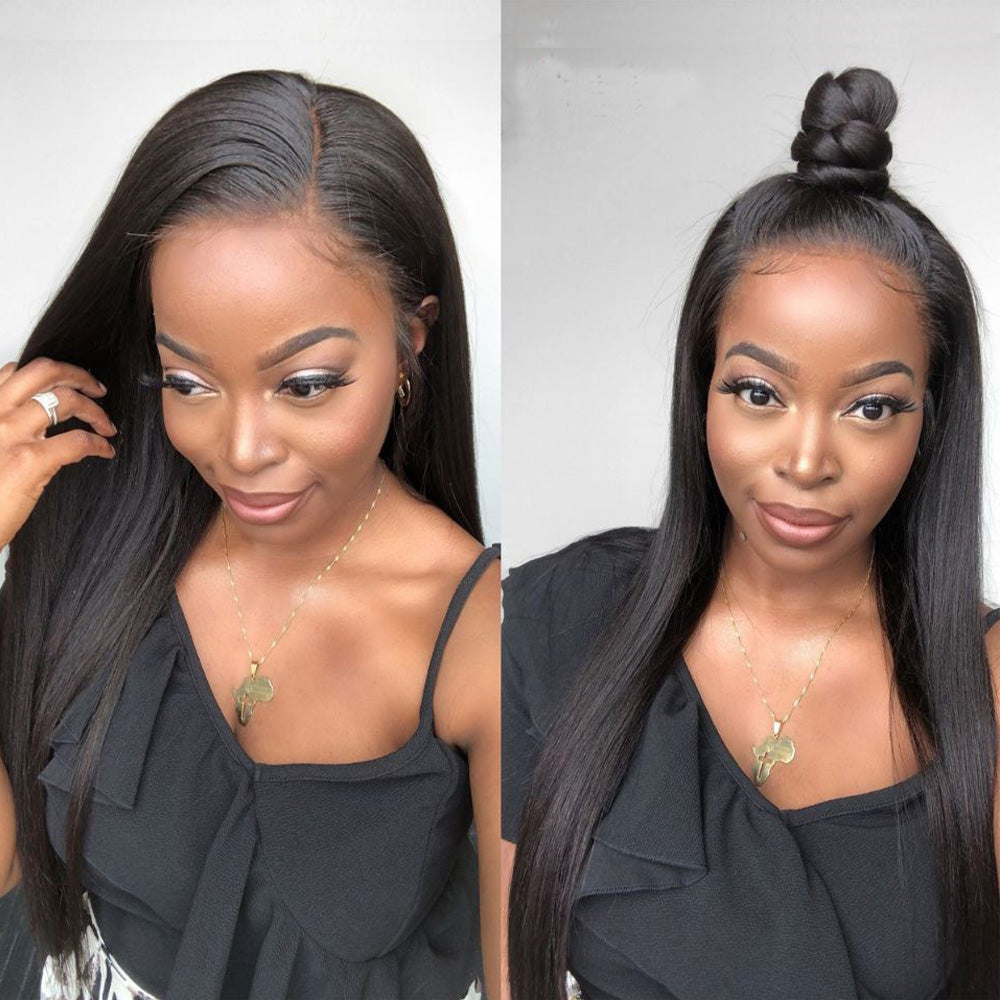 4x4 Straight Lace Closure Wigs