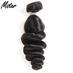 Mstar Brazilian Loose Wave Bundles 100% Human Hair Bundles 1 PC 8-28inch Non Remy Hair Weave Extension Can Buy 3 Or 4 Bundles