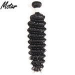 Mstar Hair Peruvian Deep Wave Bundles Human Hair Weave Bundles Natural Color Non Remy Hair Extensions Can Buy 3 Or 4 Bundles