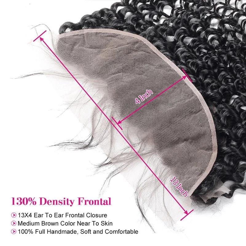 Mstar Water Wave Bundles With Frontal Pre Plucked Indian Hair 3 Bundles With Closure Non Remy Human Hair Bundles With Closure