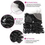 Mstar Loose Wave Bundles With Closure Indian Human Hair Bundles With Frontal 13x4 Ear To Ear Lace Frontal With Bundles Non Remy