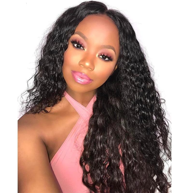 Mstar Deep Wave Lace Front Wig 13x4 Human Hair Wigs For Black Women Brazilian Deep Wave Wig Remy Lace Wig Humain Hair Black Wig