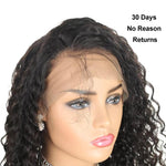 Mstar Deep Wave Lace Front Wig 13x4 Human Hair Wigs For Black Women Brazilian Deep Wave Wig Remy Lace Wig Humain Hair Black Wig