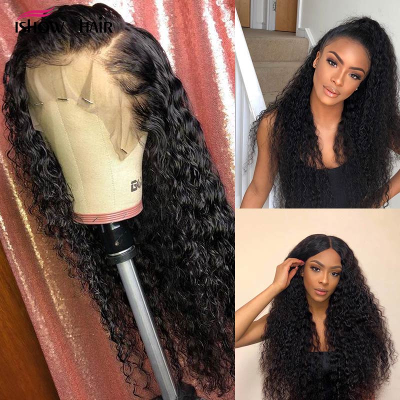 Mstar Deep Wave Lace Front Wig 13x4 Human Hair Wigs For Black Women Brazilian Deep Wave Wig Remy Lace Wig Humain Hair Black Wig