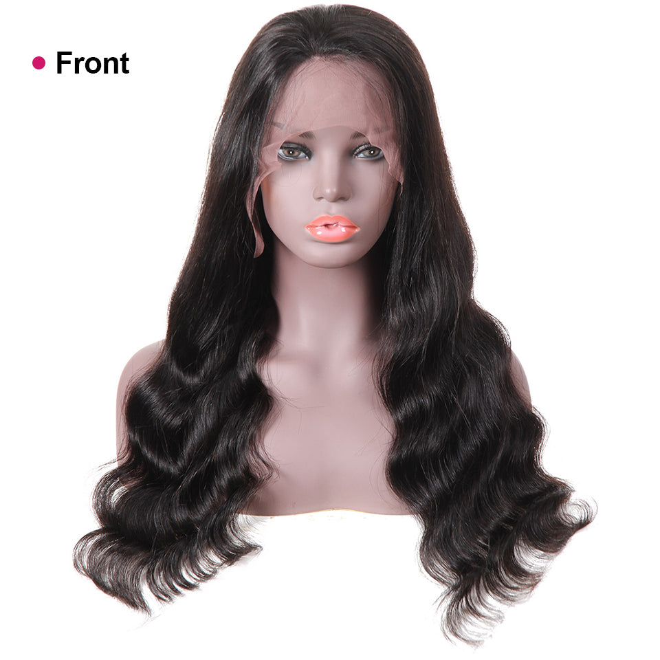 Mstar Loose Wave Lace Front Wig Pre Plucked Brazilian Human Hair Wigs With Baby Hair High Density 360 Lace Front Wig Remy Hair