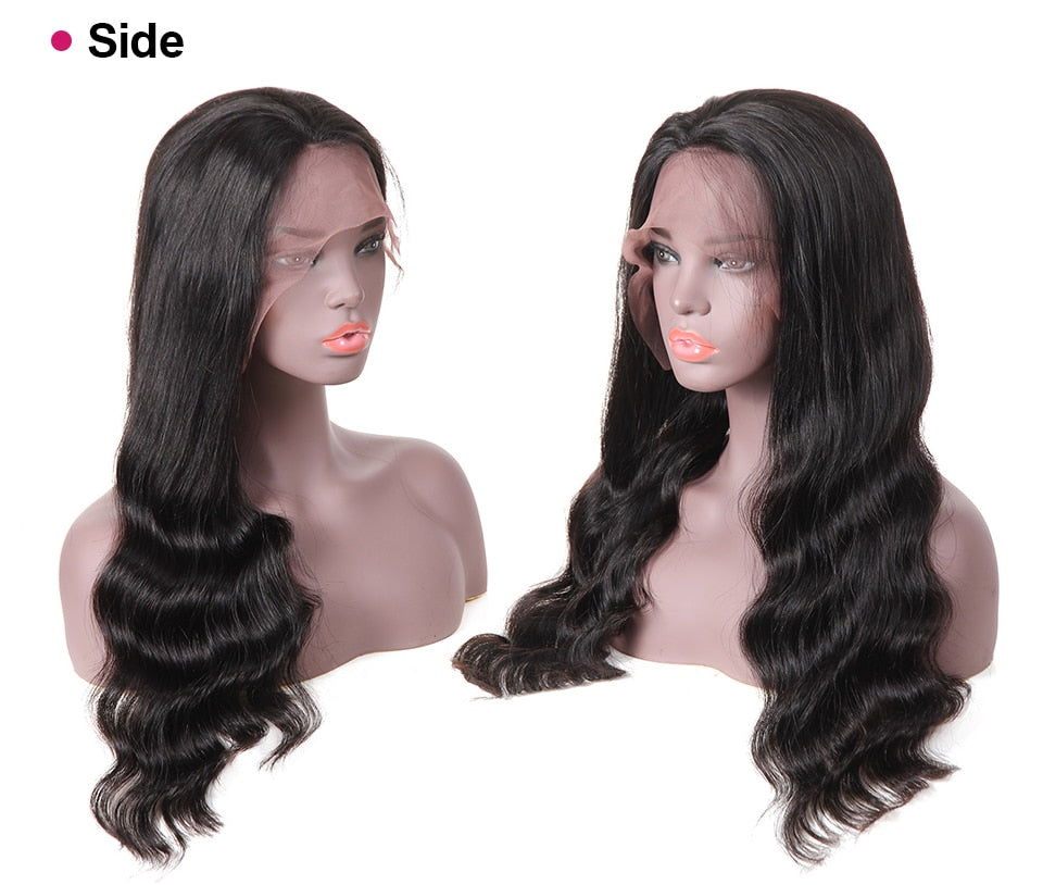 Mstar Loose Wave Lace Front Wig Pre Plucked Brazilian Human Hair Wigs With Baby Hair High Density 360 Lace Front Wig Remy Hair