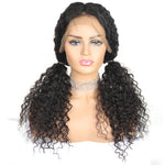 Mstar Curly Human Hair Wig 13X4 Lace Front Human Hair Wigs Remy 150 Density Brazilian Deep Curly Lace Front Wig Remy Lace Wig