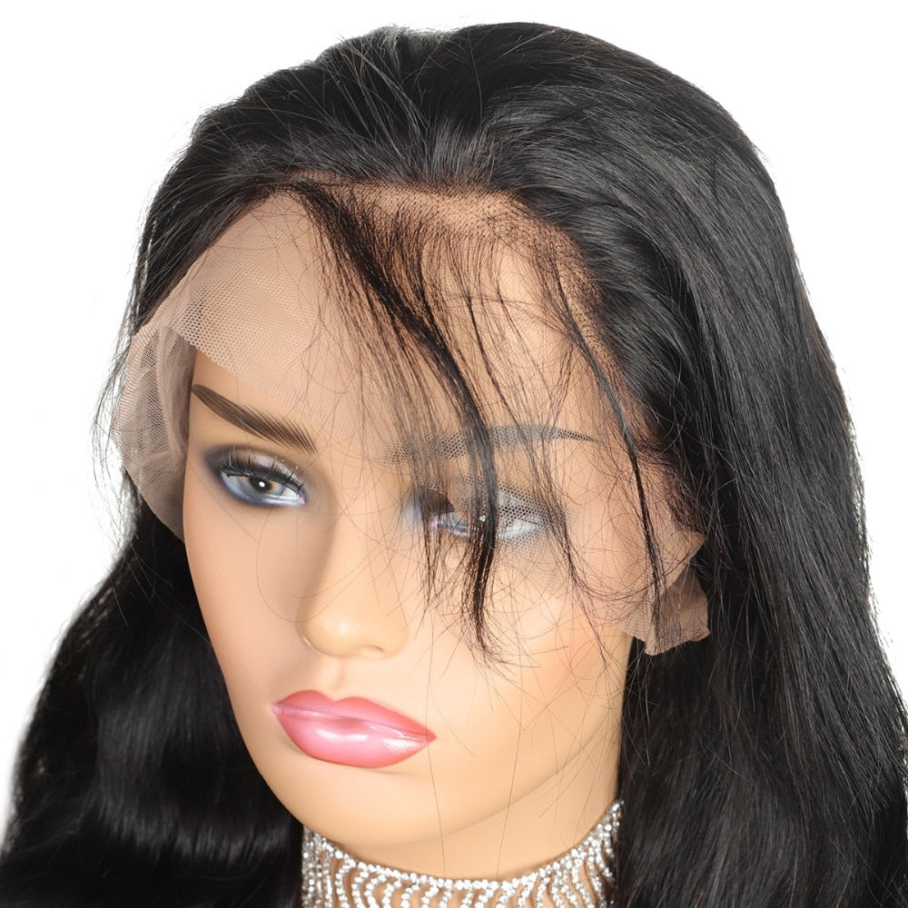 Mstar 360 Lace Frontal Wig Pre Plucked With Baby Hair Body Wave Lace Front Human Hair Wigs Remy Brazilian Hair Wigs 150% Density