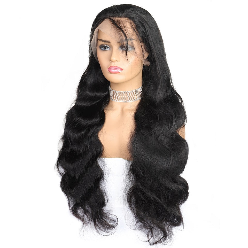 Mstar 4x4 Lace Closure Wig Brazilian Body Wave Lace Front Human Hair Wigs For Black Women 150% Density Lace Wig Remy Pre Plucked