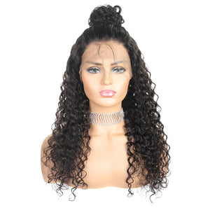 Mstar Deep Wave Lace Front Wig 13x4 Human Hair Wigs For Black Women Brazilian Deep Wave Wig Remy Lace Wig Humain Hair Black Wig