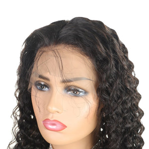 Mstar Deep Wave Lace Front Wig 13x4 Human Hair Wigs For Black Women Brazilian Deep Wave Wig Remy Lace Wig Humain Hair Black Wig