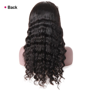 Mstar Loose Deep Wave Wig 4X4 Lace Front Human Hair Wigs Pre Plucked High Density Brazilian Lace Front Wigs For Women Remy Hair