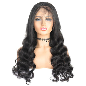 Mstar Loose Wave Wig 13X4 Lace Front Human Hair Wigs For Black Women Pre Plucked Brazilian Lace Front Wig  Remy Humain Hair Wig