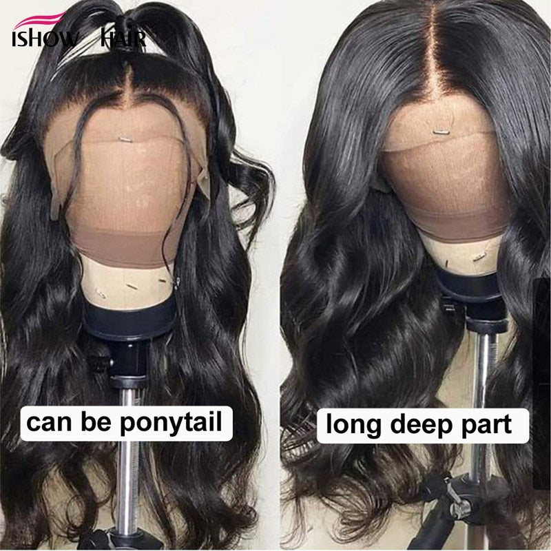 Mstar 360 Lace Frontal Wig Pre Plucked With Baby Hair Body Wave Lace Front Human Hair Wigs Remy Brazilian Hair Wigs 150% Density