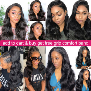 Mstar 360 Lace Frontal Wig Pre Plucked With Baby Hair Body Wave Lace Front Human Hair Wigs Remy Brazilian Hair Wigs 150% Density