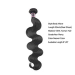 Mstar Malaysian Body Wave Hair Bundles Non Remy Hair Weave Bundles 1 piece Hair Extensions Human Hair 3 or 4 Bundles Can Buy