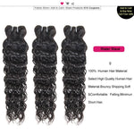 Mstar Water Wave Human Hair Bundles Brazilian Hair Weave Bundles Can Buy 3 Or 4 Bundles Hair extensions 1pc Non Remy Hair