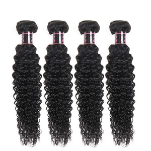 Kinky Curly Human Hair Weave 4 Bundles Brazilian Hair Weave Bundles Deal Mstar Hair Natural Color Non Remy Hair For Black