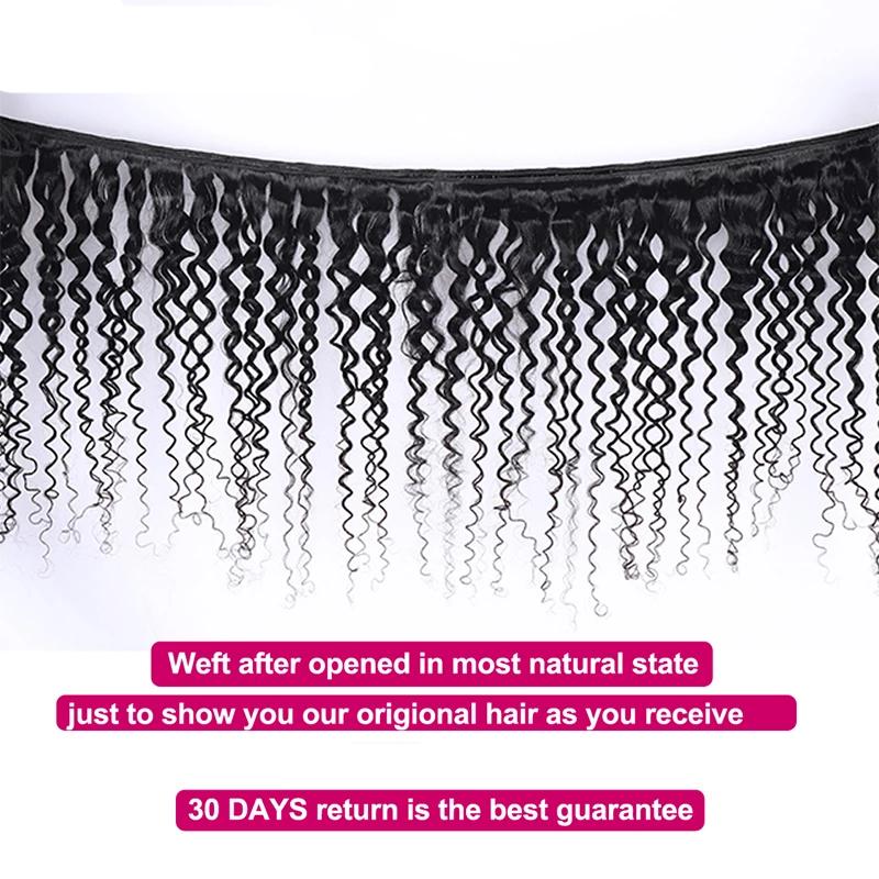 Mstar Brazilian Curly Hair Bundles With Closure 4*4 Free Part Lace Closure Non Remy Human Hair 3 Bundles With Closure Swiss Lace