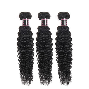 Brazilian Kinky Curly Hair 3 Bundles 100% Human Hair Weave Bundles Mstar Hair Products Natural Color Non Remy Hair Extensions