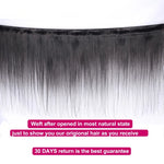 Mstar Malaysian Straight Hair Human Hair Bundles with Closure 4 Bundles With Closure Natural Color Non Remy Hair Extension