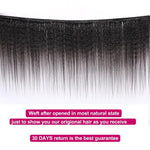 Mstar Hair Kinky Straight Human Hair Weave Bundles Indian Hair Bundle Non-Remy 1 Piece Only 8-28inch Coarse Yaki Hair Weaving