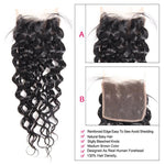 Mstar Brazilian Water Wave Bundles With Closure Free Part 4 Bundles Human Hair Weave Bundles With Closure Non Remy Hair Closure