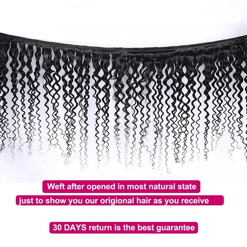 Mstar Brazilian Curly Hair 4 Bundles With Closure 4*4 Free Part 100% Human Hair Bundles With Closure Non Remy Hair Lace Closure