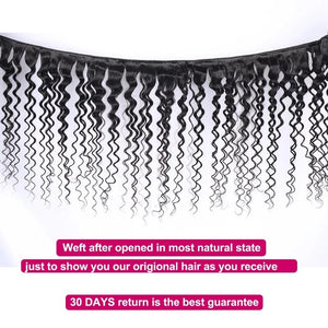 Mstar Malaysian Deep Wave Human Hair Bundles with Closure Baby Hair Free Part Non Remy Hair Extensions 4 Bundles With Closure