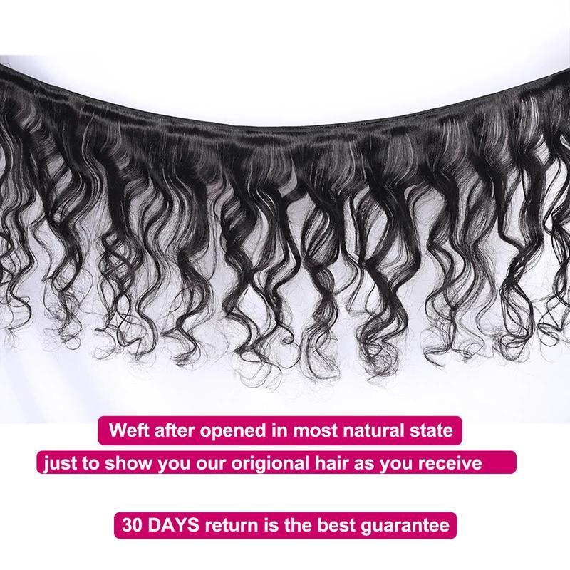 Mstar Peruvian Loose Wave Hair Bundles 1Pc 8"-28" 100% Human Hair Weave Bundles Can Buy 3 or 4 Bundles Non Remy Hair Extensions