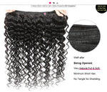 Mstar Deep Wave Bundles With Closure 3 Bundles Human Hair Bundles With Closure Remy Brazilian Hair Weave Bundles With Closure