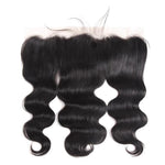 Mstar Hair Brazilian Body Wave Lace Frontal Free Part Ear to Ear Frontal 13"x4" Human Hair Lace Closure Natural Non Remy Hair