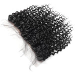 Mstar Mongolian Kinky Curly Hair Lace Frontal Closure Ear To Ear Pre Plucked Frontal With Baby Hair Non Remy Human Hair Closure