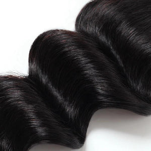 Mstar Hair Brazilian Loose Deep Wave Closure Free Part Human Hair Lace Closure With Baby Hair Remy Hair Swiss Lace Closure