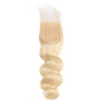 Mstar Brazilian Body Wave Lace Closure 613 Blonde Hair Weave 4X4 Free Part Remy Human Hair Lace Closure 8-20inch With Baby Hair