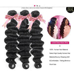 Mstar Loose Deep Wave Hair 3 Bundles With Closure Remy Hair Weave With Lace Closure Brazilian Human Hair Bundles With Closure