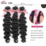 Mstar Loose Deep Wave Bundles With Closure Malaysian Human Hair Bundles With Closure 4*4 Lace Closure With Baby Hairs Remy Hair