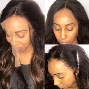 Mstar Body Wave Lace Front Human Hair Wigs For Women Pre Plucked Hairline With Baby Hair Brazilian Remy Human Hair Lace Wigs